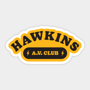 Hawkins A.V. Club Sticker